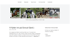 Desktop Screenshot of grorudgard.no